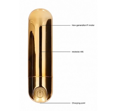 10 Speed Rechargeable Bullet - Gold